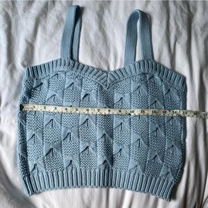 Just Fab tank top sweater set. Cardigan has elbow length dolman style sleeves.